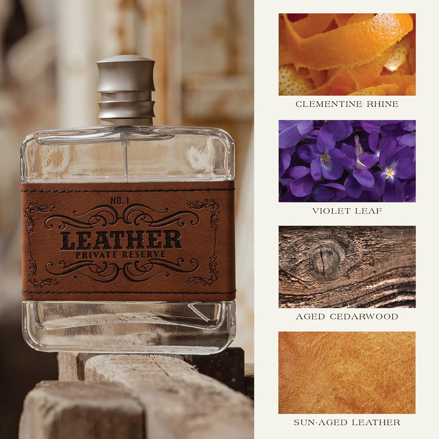 Tru Western Leather Men's Cologne - Private Reserve, 3.4 fl oz | Masculine, Woodsy, Leathery Fragrance
