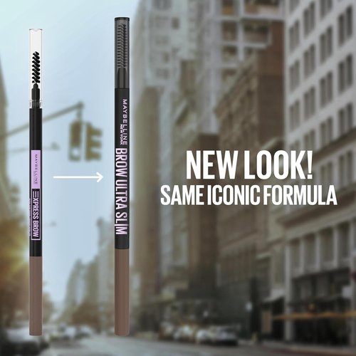 Maybelline Express Brow Ultra Slim Eyebrow Pencil - Precision Tip & Spoolie for Defined Brows, Blonde