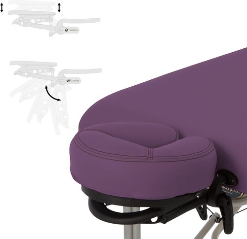 Earthlite Luna Portable Massage Table - Lightweight Design with Adjustable Height & Carrying Case