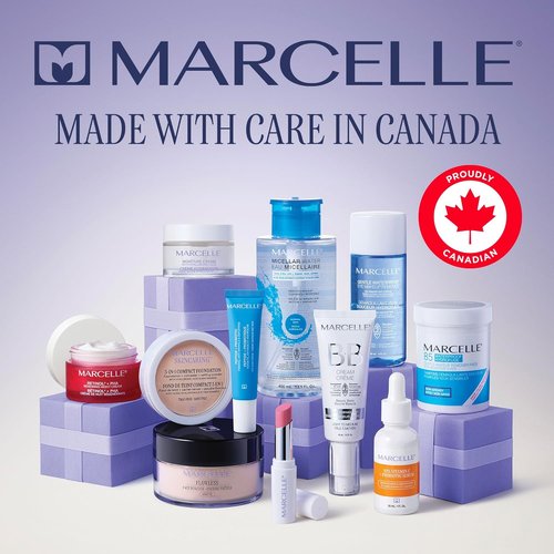 Marcelle Micellar Water - Gentle Makeup Remover with Aloe Vera for Sensitive Skin | 13.5 Fl. Oz.