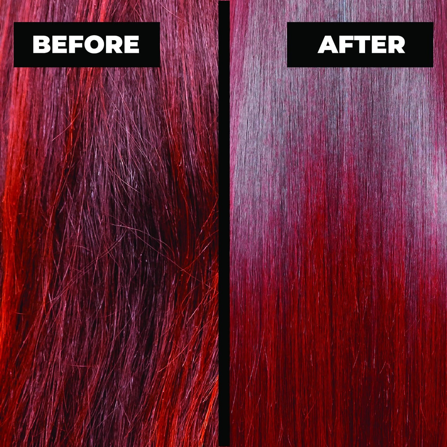 Keracolor High Shine Tinted Hair Gloss - Sheer Color-Enhancing In-Shower Treatment, Red, 8 Fl Oz