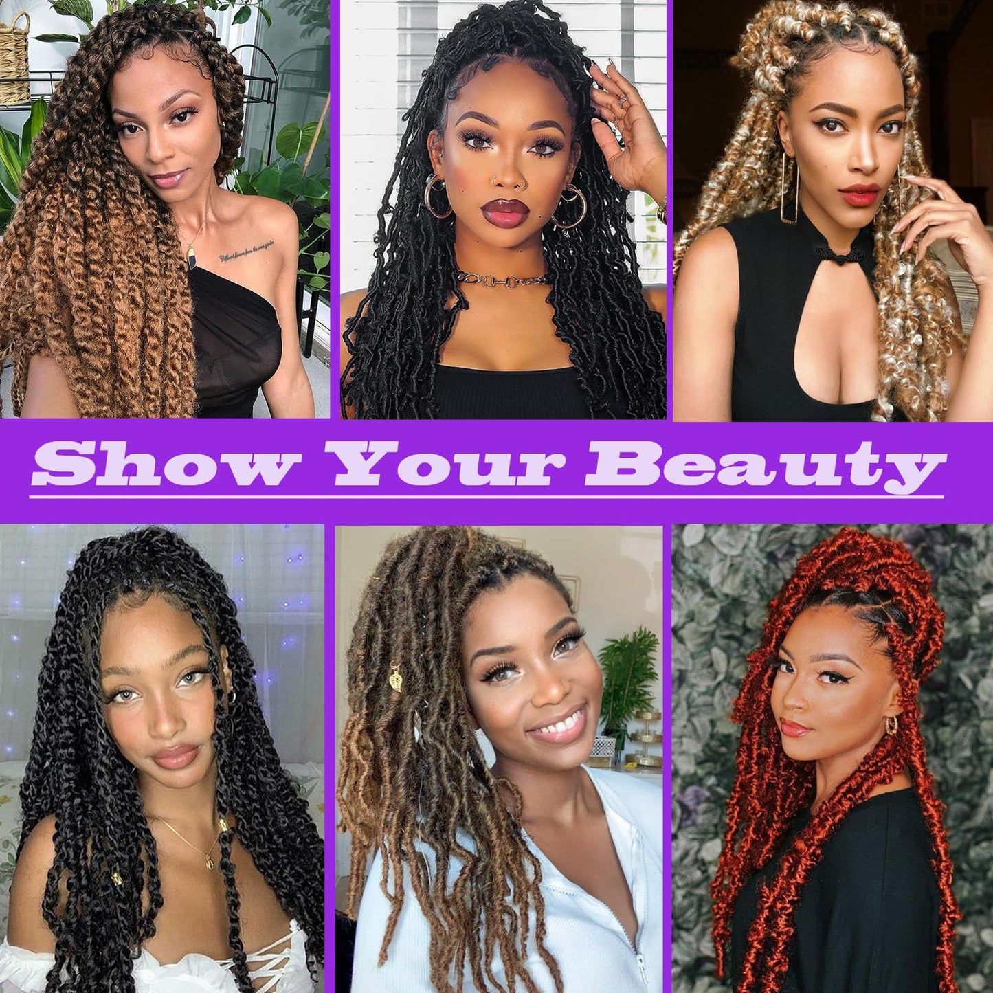 18 Inch Springy Afro Twist Hair Marley Twist Braiding Hair Pre-Separated Twisted Up springy Afro twist Hair for Soft Locs Cuban Twist Hair Color 4 Dark Brown Crochet Hair Extension for Black Women