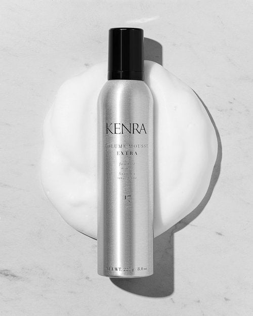 Kenra Volume Mousse Extra - Lightweight Styling Foam for Full Body & Shine | 8 Oz