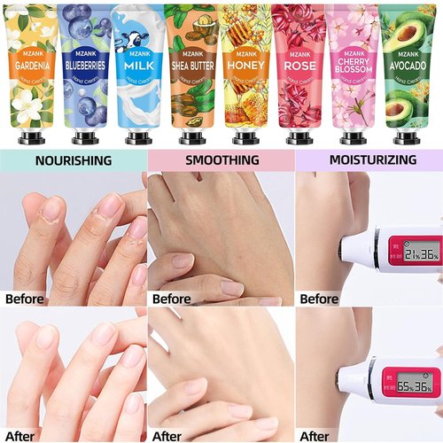 MZANK Hand Cream Set - 14 Pack for Dry, Cracked Hands | Perfect Gift for Nurses, Teachers & Bridesmaids