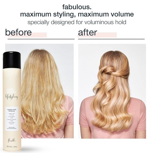 Milk_Shake Lifestyling Hairspray - Flexible Hold & Shine | Perfect for All Hair Types