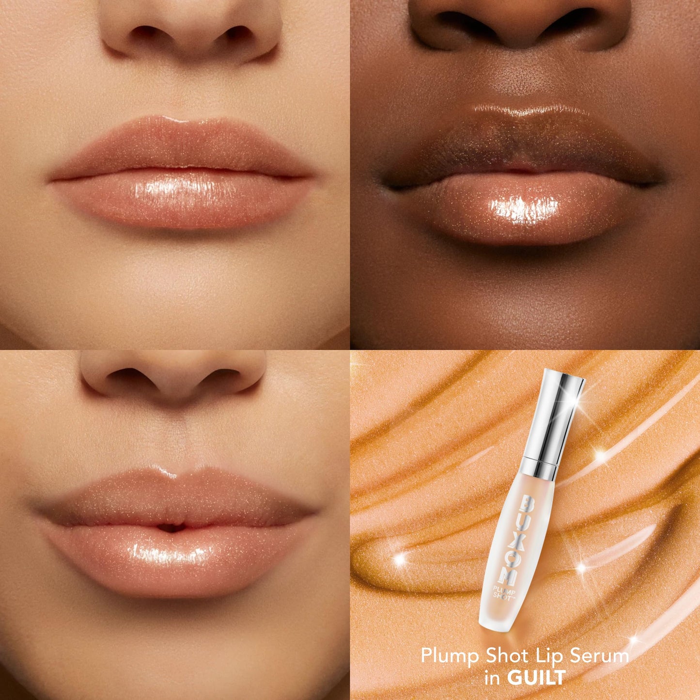 Buxom Plump Shot Collagen-Infused Lip Serum, Gilt