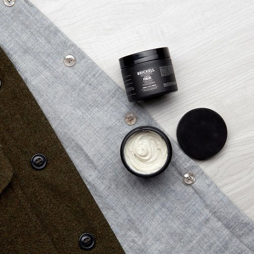 Brickell Men's Products Hair Styling Clay Pomade - Natural & Organic, Strong Hold, Matte Finish | 2 Ounces
