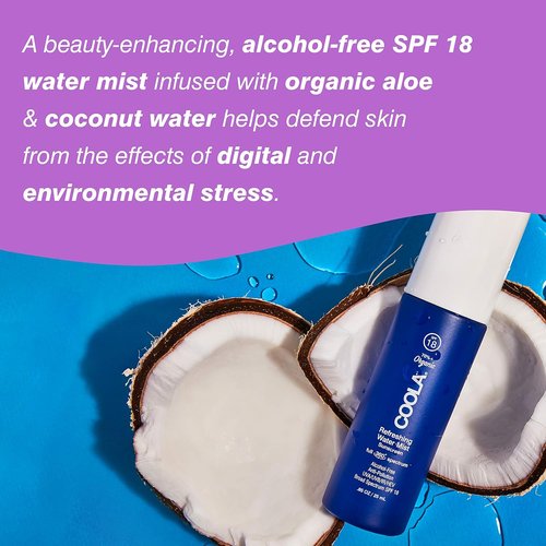 COOLA Face Sunscreen - Broad Spectrum SPF 30 Protection | Lightweight & Hydrating Formula