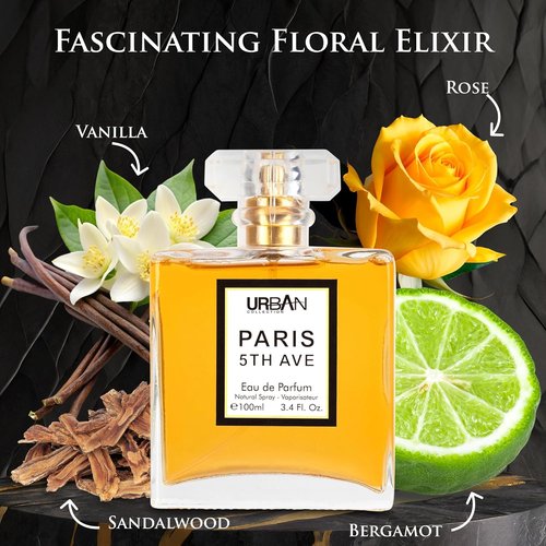 Paris 5th Avenue Eau De Parfum for Women - Elegant Fragrance with Aldehydes & Ylang Ylang - 100ml Bottle