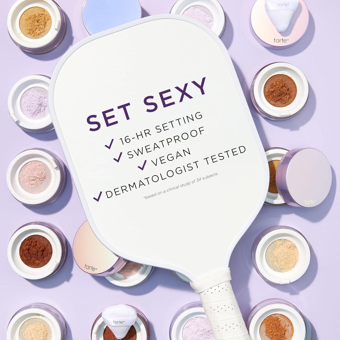 Tarte Creaseless Setting Powder - Lightweight Loose Face Powder for Longwear, Oil-Absorbing, Vegan & Cruelty-Free