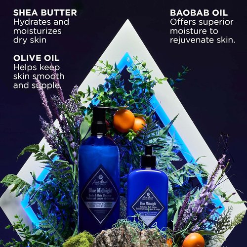 Jack Black Hydrating Body Lotion - Blue Midnight Scent for Deep Moisture & Refreshing Skin