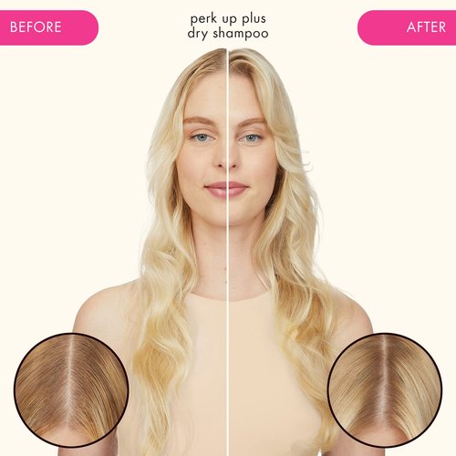 amika perk up plus extended clean dry shampoo, 5.3oz | revitalizes roots + boosts time between washes with no residue or build up | for all hair types