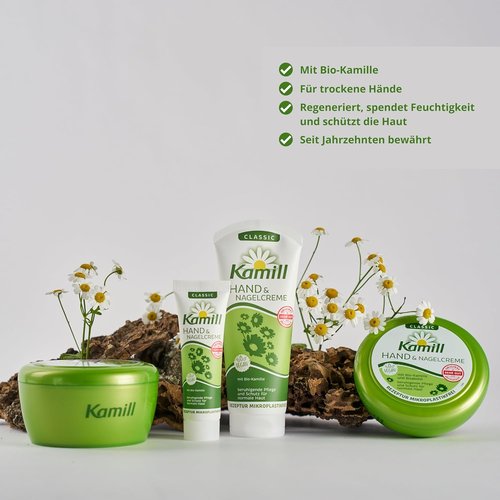 Kamill Hand and Nail Cream - Classic Formula with Natural Chamomile | 3.3 Oz (100 Ml)
