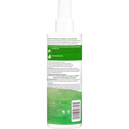 Palmer's Coconut Oil Leave-In Conditioner Spray - Instantly Detangles & Hydrates Curly Hair | 8.5 Ounce
