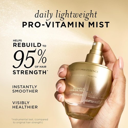 Pantene Pro-Vitamin Essence Daily Repair Mist - Weightless Leave-On Treatment for Damaged Hair, 2.5 Fl Oz