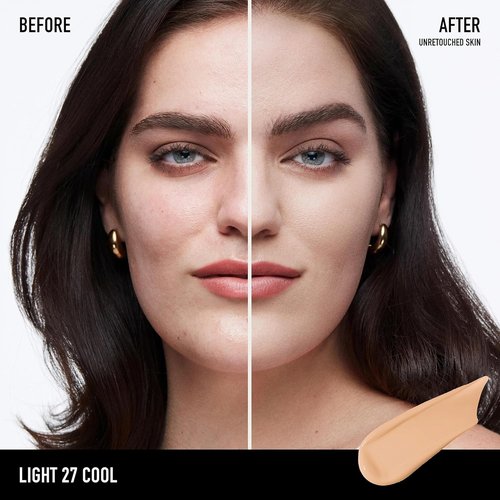 bareMinerals Barepro Liquid Foundation - Full Coverage SPF 20, Breathable Makeup, Natural Matte Finish, 24HR Wear