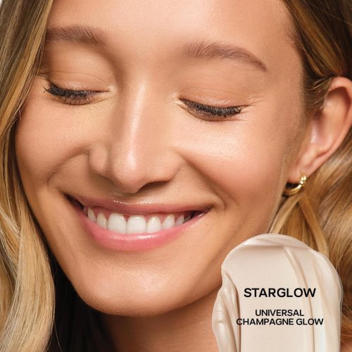 Saie Glowy Super Gel - Hydrating Makeup Primer & Illuminating Serum with Vitamin C - Starglow (1 oz)