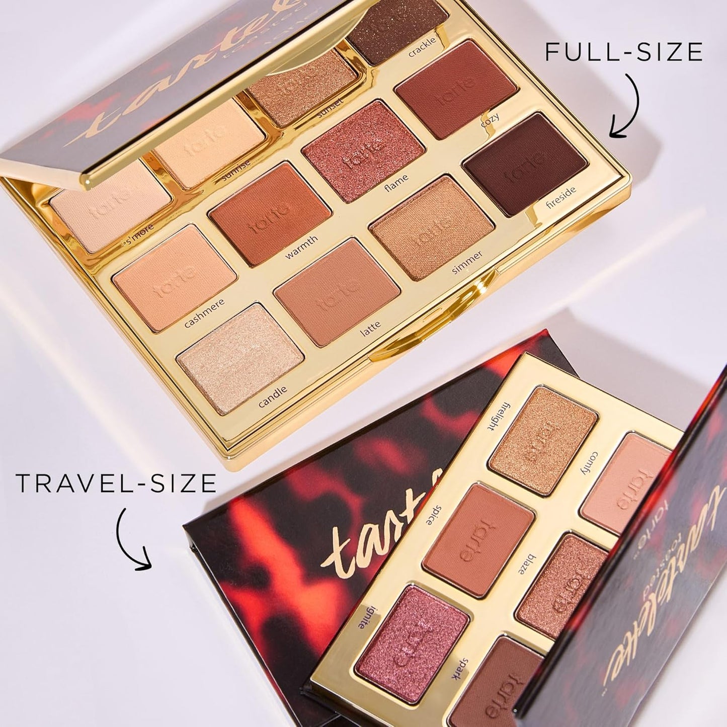 Tarte Tartelette Toasted Mini Amazonian Clay Palette - Longwear Shimmer & Matte Eyeshadow, Blendable Formula