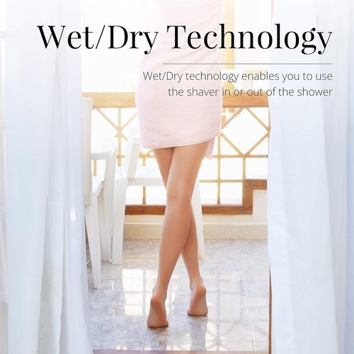 Remington Smooth & Silky Electric Shaver - 4-Blade Foil Shaver & Bikini Trimmer with Almond Oil Strip | Wet/Dry Use