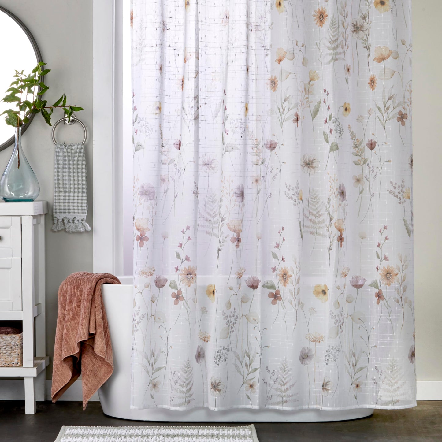 SKL Home CloudSoft Cotton Luxury 4 Pc Bath Towel Set, Clay