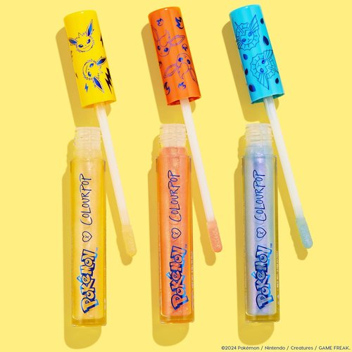 ColourPop | Pokémon x ColourPop Evolution Ultra Glossy Lip Trio - Vibrant Shades & High Shine