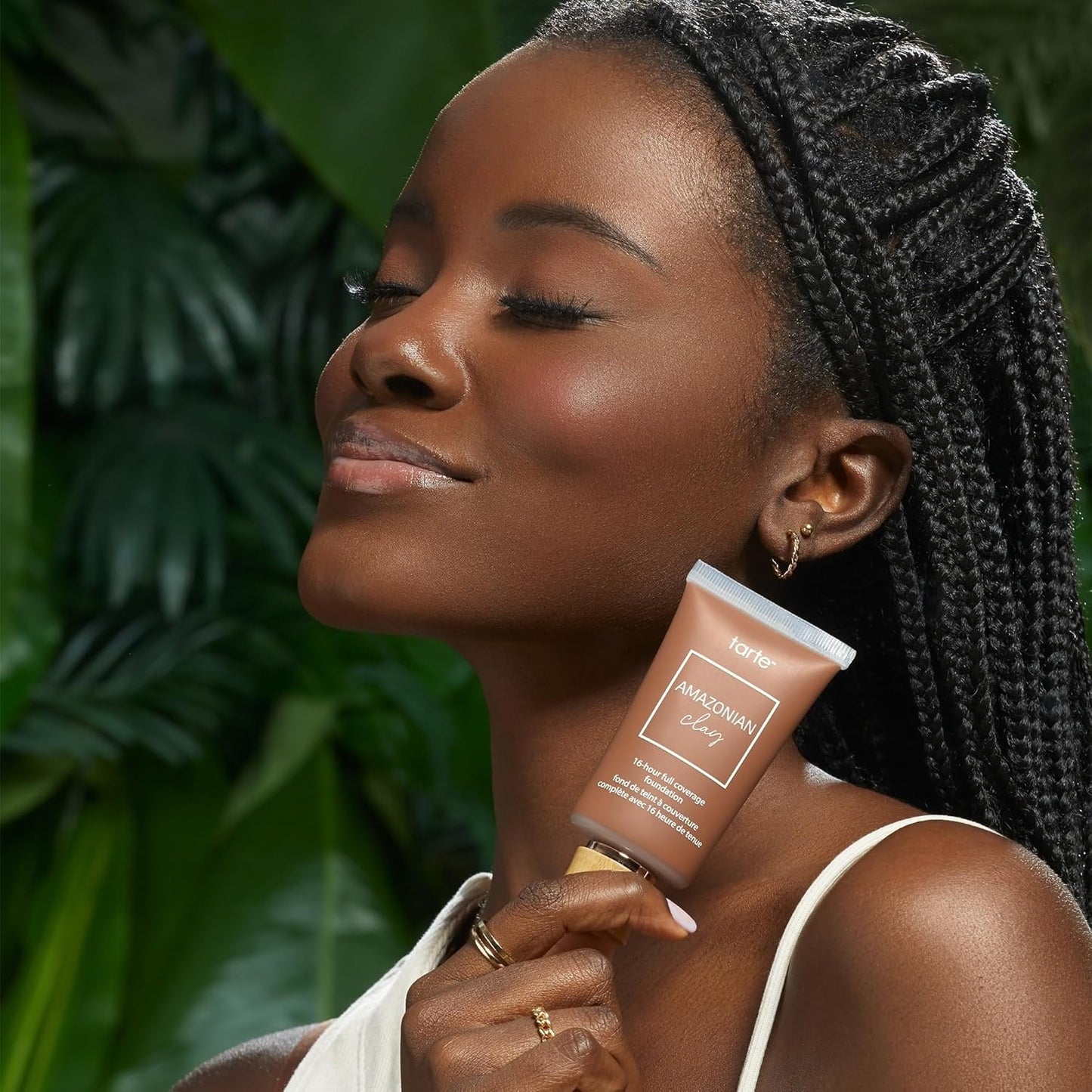 Tarte Amazonian Clay Foundation - 16-Hour Full Coverage, Matte Finish & Hydrating Formula, Vegan & Cruelty-Free