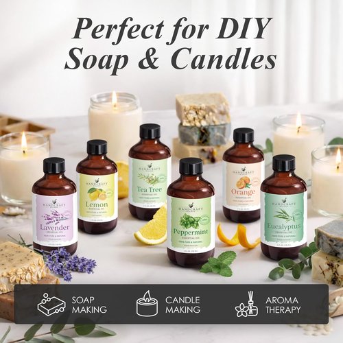 Handcraft Blends Tea Tree Essential Oil - 100% Pure & Natural - 4 Fl Oz for Diffuser, Aromatherapy & Skin Care