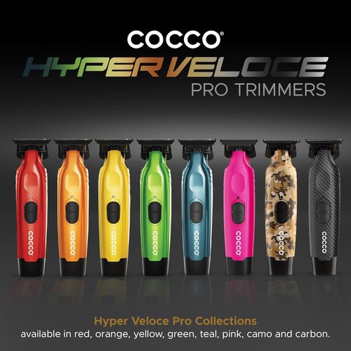 Cocco Hyper Veloce Pro Trimmer - Digital Gap Graphene Blade Edger with High-Torque Brushless Motor | Cordless All-Metal Design