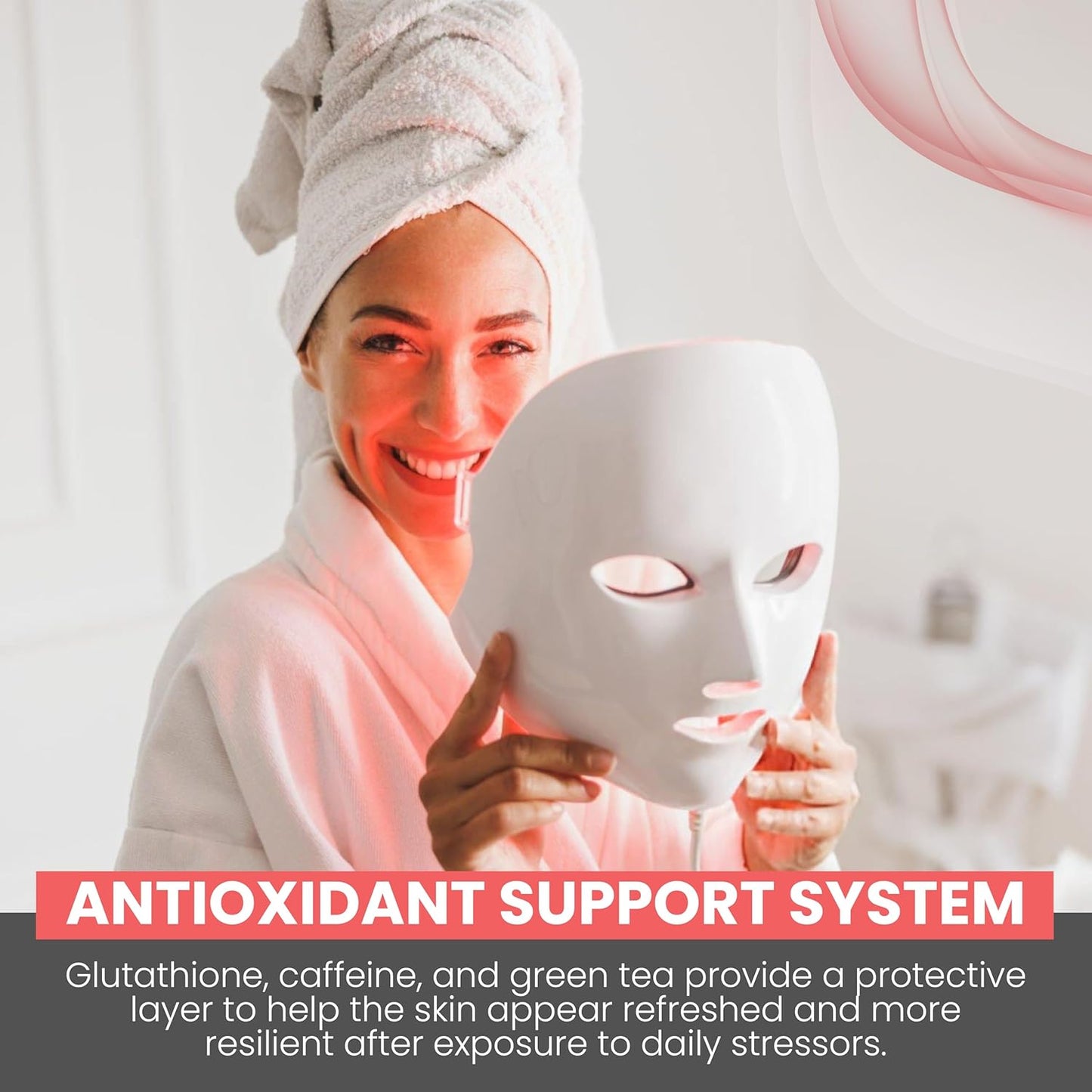 Skiennix Red Light Therapy Activation Serum - Deep Penetration with Green Tea & Hyaluronic Acid | Enhances Skin for Devices, Reduces Fine Lines & Wrinkles – 1 oz