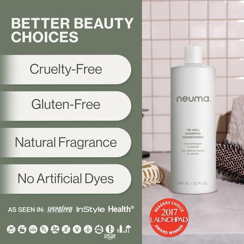 NEUMA Re Neu Shampoo - Nourishing Formula for Healthy Hair | 12 oz