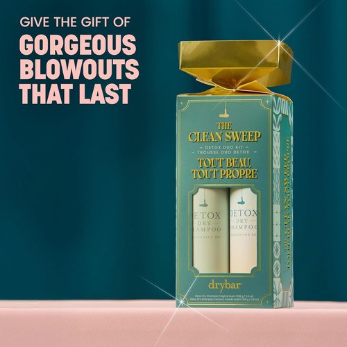 Clean Sweep Detox Duo Kit - Holiday Gift Set with Coconut Colada & Original Dry Shampoo - 2 x 3.8 oz Cans