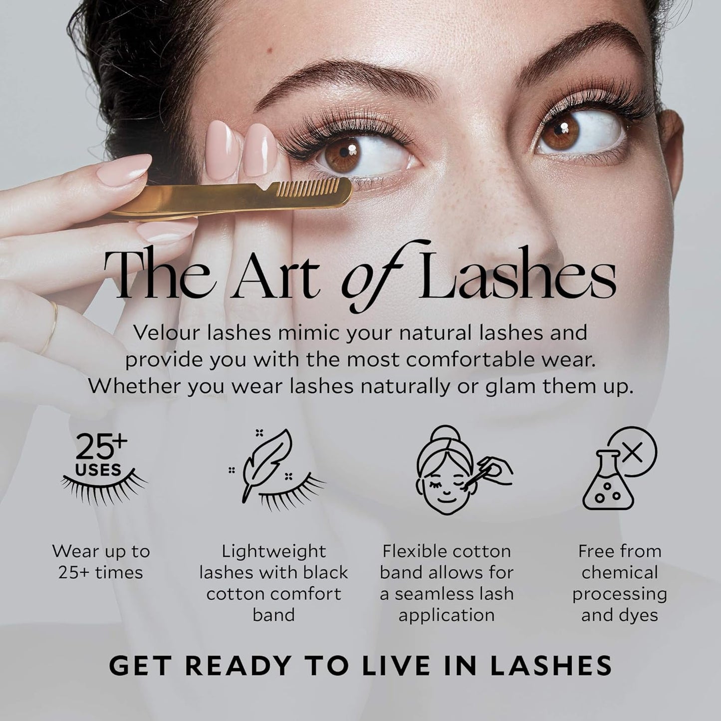 Velour Too Clean Lash Wand - 2-in-1 Eyelash Cleansing Brush for Lashes & Brows | Perfect for Extensions