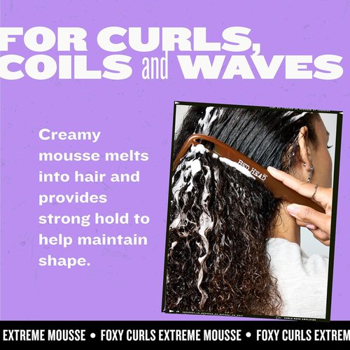 Bed Head by TIGI Curl Mousse - Extreme Curl Defining & Anti-Frizz Formula, 8.4 oz
