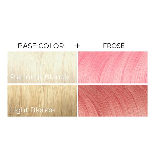 ARCTIC FOX Vegan and Cruelty-Free Semi-Permanent Hair Color Dye (4 Fl Oz, FROSE)