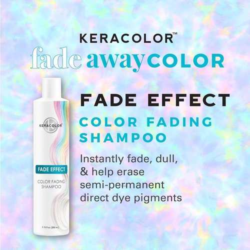 Keracolor Fade Effect Shampoo - Gently Reduces Semi-Permanent Hair Color Intensity | 9.75 Fl Oz