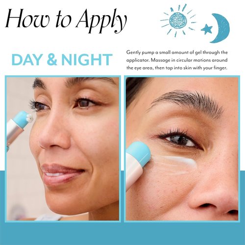 Bliss Hydrating Eye Gel - Depuff & Brighten with Spa-Like Formula | Paraben-Free, 0.7 fl oz