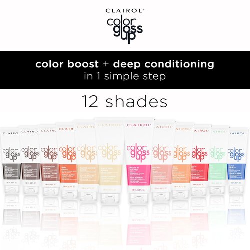 Clairol Color Gloss Up Temporary Hair Dye - Peach Please Shade | Single Pack for Vibrant Color