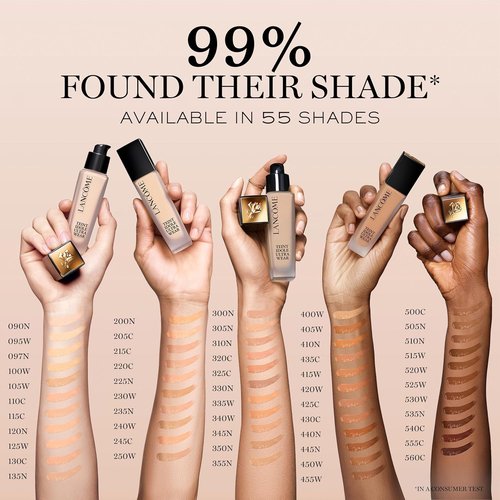 Lancôme Teint Idole Ultra Wear Foundation - Long-Lasting, Medium-Full Coverage, Waterproof, Natural Matte Finish