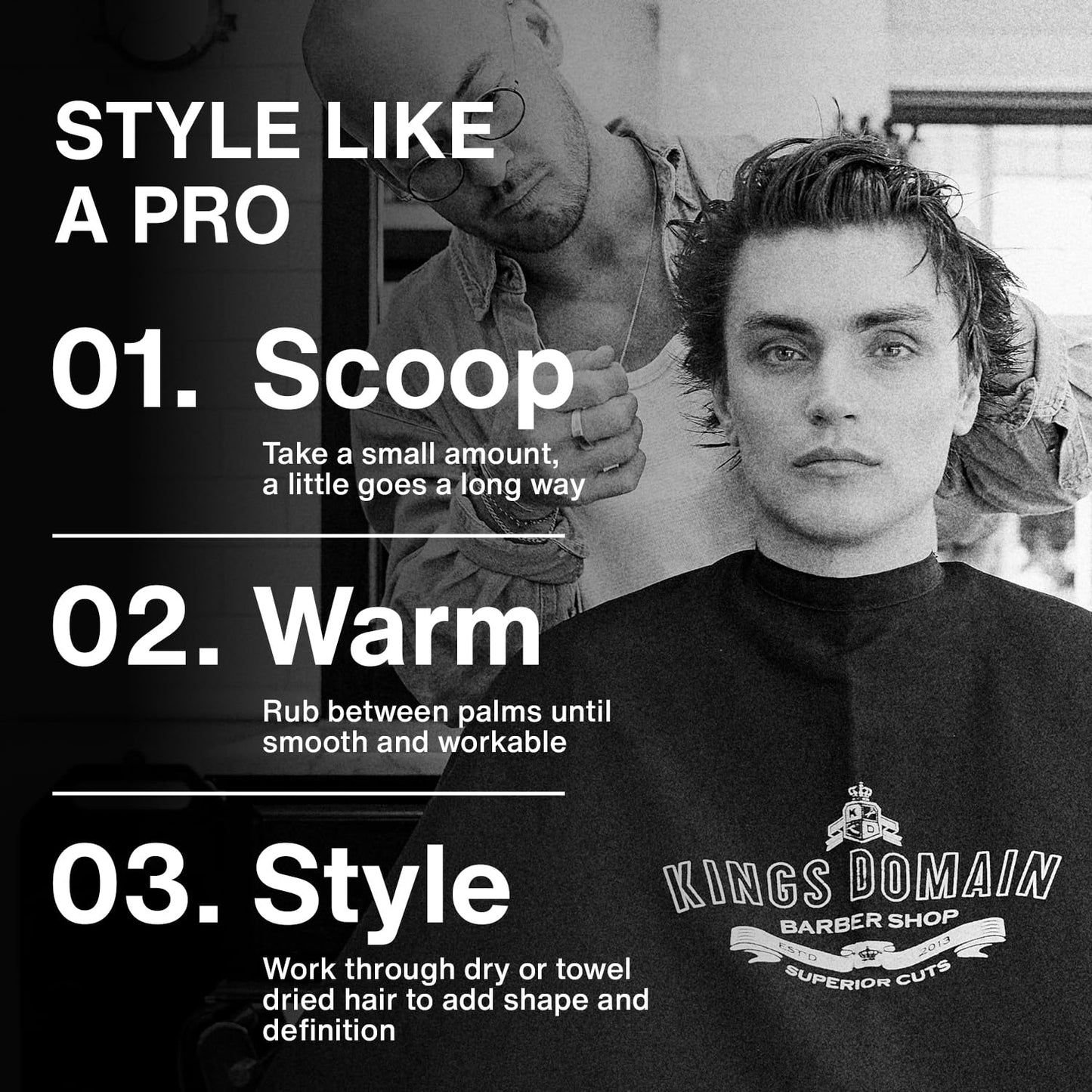 Shaping Fibre - Men's Hair Paste for Medium Hold | Adds Natural Movement & Texture