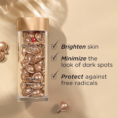 Elizabeth Arden Vitamin C Ceramide Capsules - Brightening Daily Face Serum for Radiant Skin