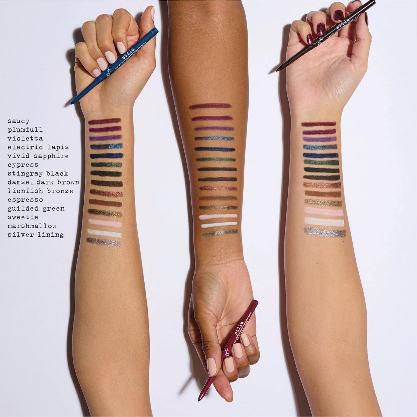Stila Stay All Day® Waterproof Gel Eyeliner - Long-Wear Smudge & Set Pencil for Tightlining | 12-Hour Fade-Proof Performance