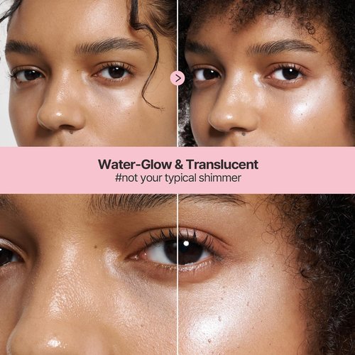2aN Pure Glash Highlighter - Buildable Glass-Like Sheen Powder for Natural Radiance | Lemongrass, 0.8oz
