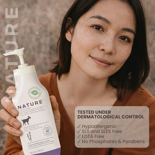 Nature by Canus Creamy Body Lotion - Shea Butter & Fresh Canadian Goat Milk, 11.8 Oz