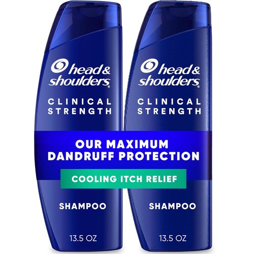 Head & Shoulders Anti-Dandruff Shampoo - Clinical Strength Itch Relief Twin Pack | 13.5 fl oz Each