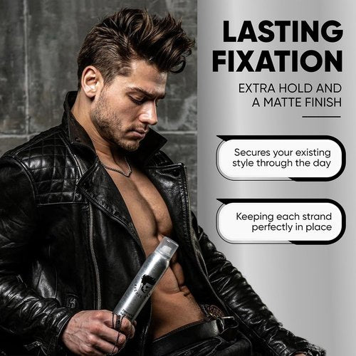 Avenue Man Texture Spray for Hair - Barber-Grade Hairspray for Firm Hold & Frizz Control | 9.0 oz
