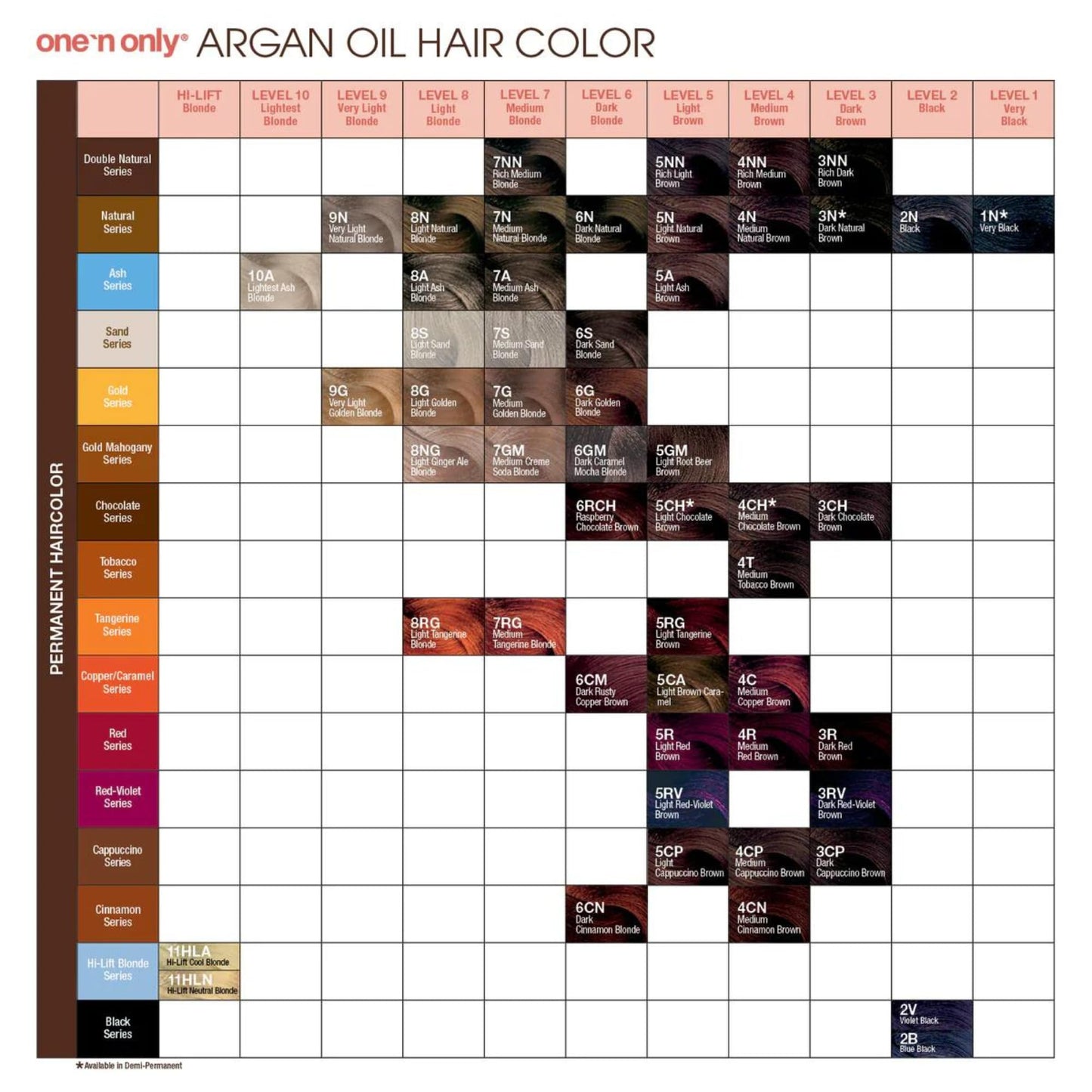 One N' Only Permanent Hair Color - Permanent Hair Dye Made with Argan Oil - Delivers Rich, Accurate Tones with Gray Coverage - Improves Moisture & Elasticity - 4T Medium Tobacco Brown (3 oz)