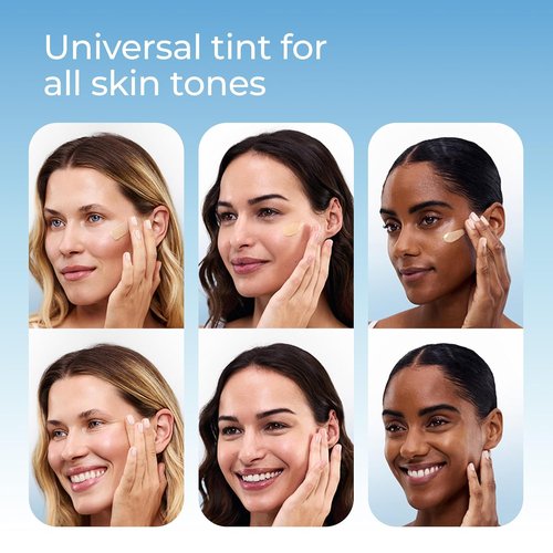 Eucerin Tinted Mineral Face Sunscreen Lotion SPF 35 - Non-Comedogenic Zinc Oxide Protection, 1.7 Fl Oz