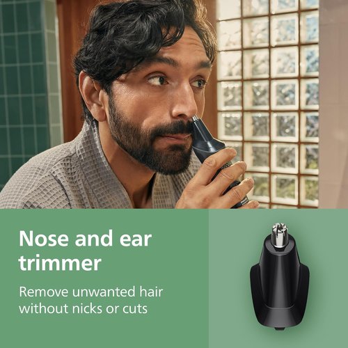 Philips Norelco 13-in-1 Trimmer - Beard Styler & Hair Clipper with 9 Length Settings & Skin-Friendly Blades