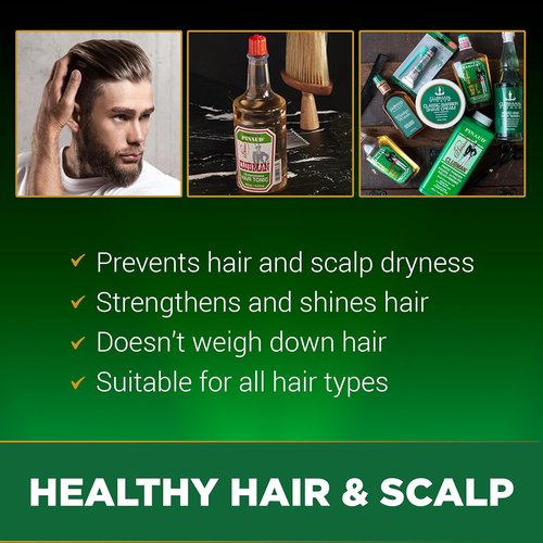 Clubman Pinaud Hair Tonic - Classic Greaseless Grooming Tonic for Men, Stimulates Scalp & Revitalizes Hair, 12.5 fl oz