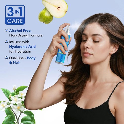 Botanic Hearth Ocean Kiss Hair Perfume - Long-Lasting Alcohol-Free Body Mist for All-Day Freshness | 3.4 Fl Oz